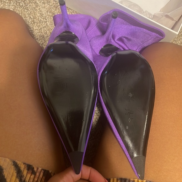 COPY - Purple Knife Booties Women Balenciaga - Picture 6 of 6